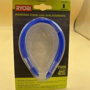 RYOBI Pre-Cut Pivoting Fixed Line Replacements Refills, 0.065" - 16 Pieces. D20